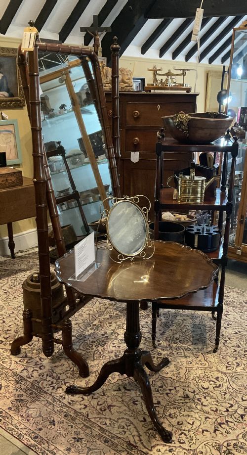 REGENCY MAHOGANY WHATNOT - ADDITIONAL PHOTO 2