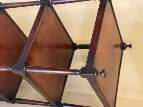 REGENCY MAHOGANY WHATNOT - ADDITIONAL PHOTO 6