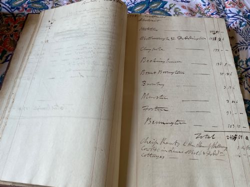 18TH CENTURY RENTAL LEDGER FOR THE ESTATE OF ROBERT HERON ESQ - ADDITIONAL PHOTO 6