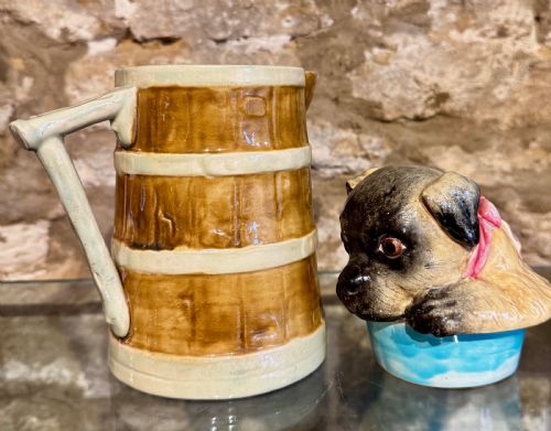 MAJOLICA PUG IN A JUG - ADDITIONAL PHOTO 5