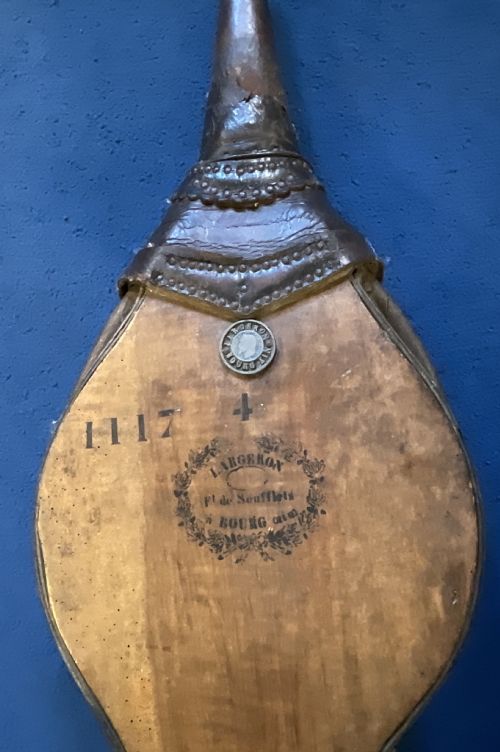 ANTIQUE FRENCH BELLOWS - ADDITIONAL PHOTO 3