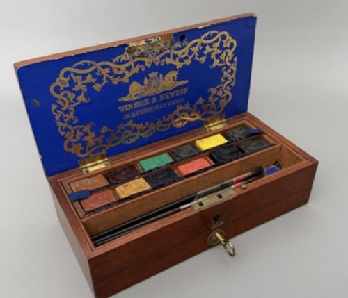 winsor newton artists box - CATEGORY: ANTIQUE BOXES - DATED 19TH CENTURY