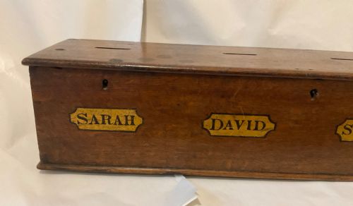 RARE EARLY 19TH CENTURY COUNTRY HOUSE CHILDRENS MONEY BOX - ADDITIONAL PHOTO 3