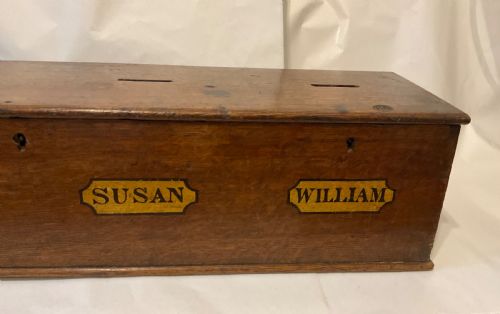 RARE EARLY 19TH CENTURY COUNTRY HOUSE CHILDRENS MONEY BOX - ADDITIONAL PHOTO 8