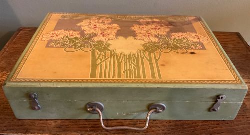 FRENCH ART NOUVEAU WATERCOLOUR ARTIST BOX - ADDITIONAL PHOTO 2