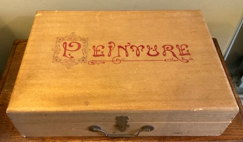 BOURGEOISE AINE PARIS A BEECHWOOD ARTIST'S PAINTBOX - ADDITIONAL PHOTO 1
