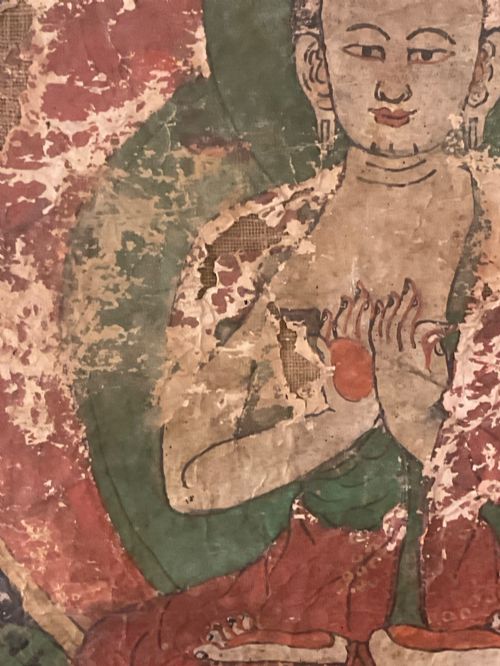 17TH CENTURY PAINTING OF THE VAIROCANA BUDDHA - ADDITIONAL PHOTO 8