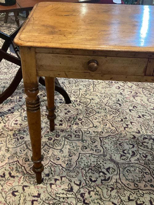 VICTORIAN SATIN WALNUT SIDE TABLE - ADDITIONAL PHOTO 2