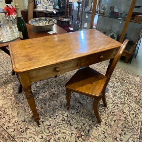 VICTORIAN SATIN WALNUT SIDE TABLE - ADDITIONAL PHOTO 9