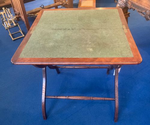 VICTORIAN FOLDING COACHING TABLE