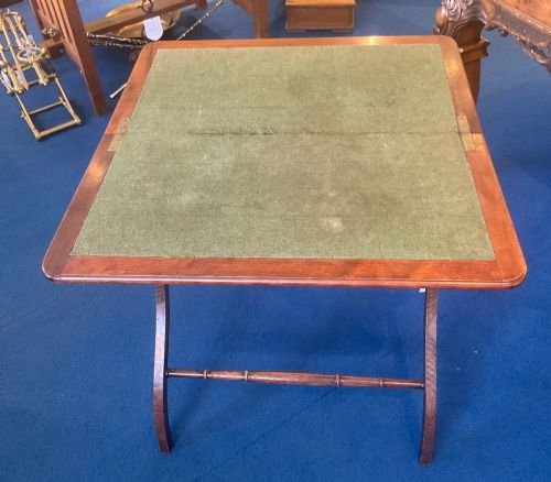 VICTORIAN FOLDING COACHING TABLE - ADDITIONAL PHOTO 1