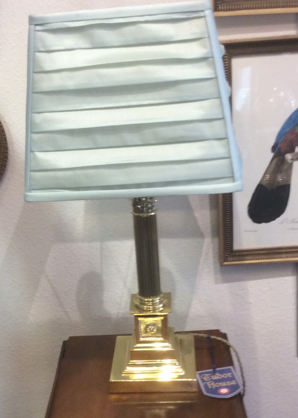 Edwardian Brass Table Lamp