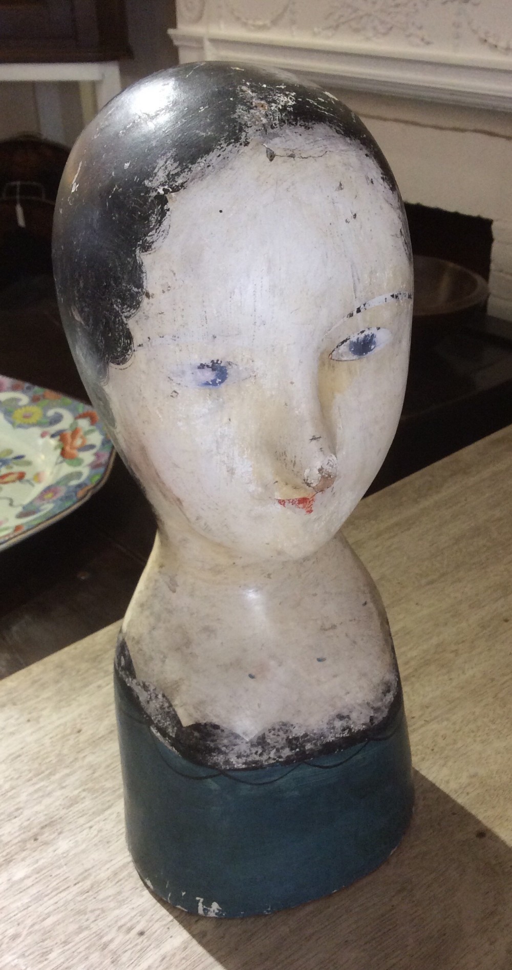 Rare French Milliner's Head, Marotte