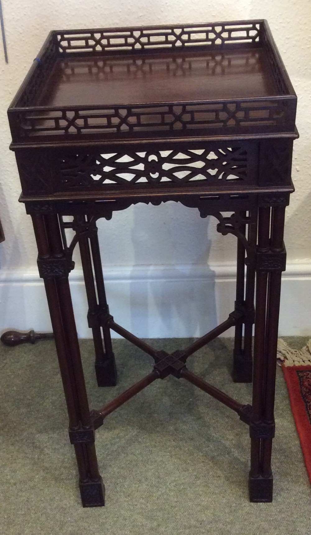 Mahogany Urn Stand