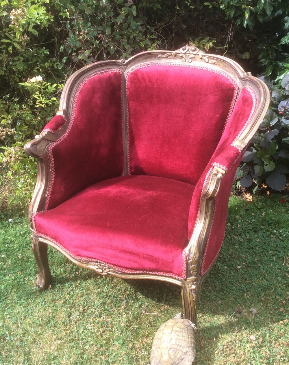 French Giltwood 19th Century Armchair 