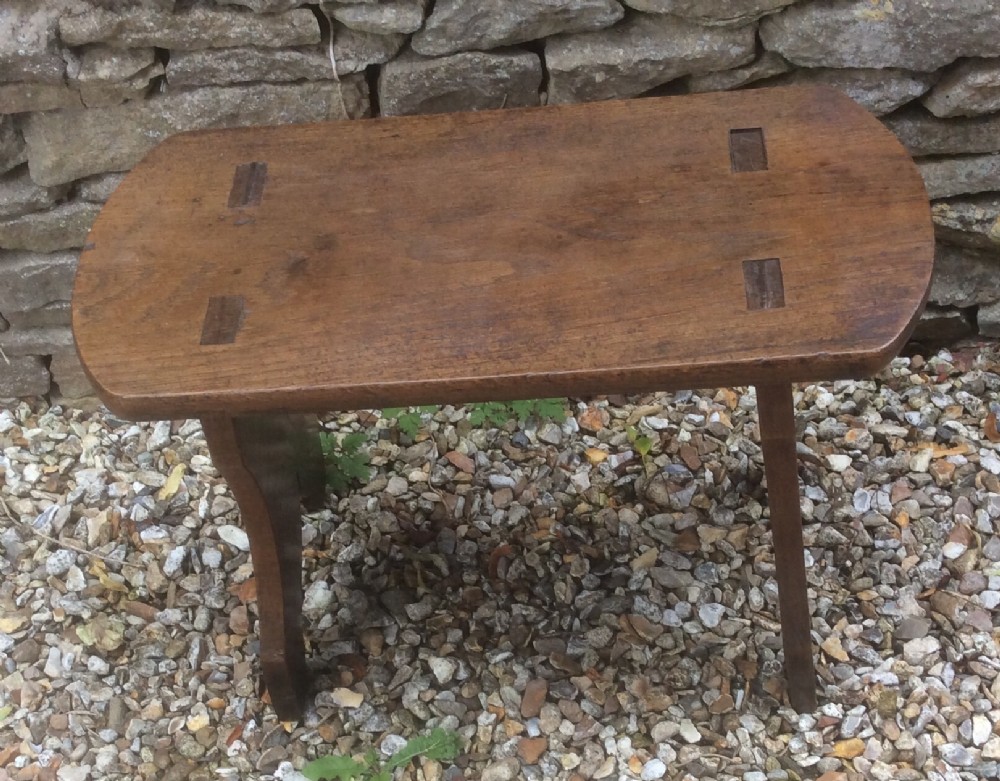 19th Century Oak Stool 