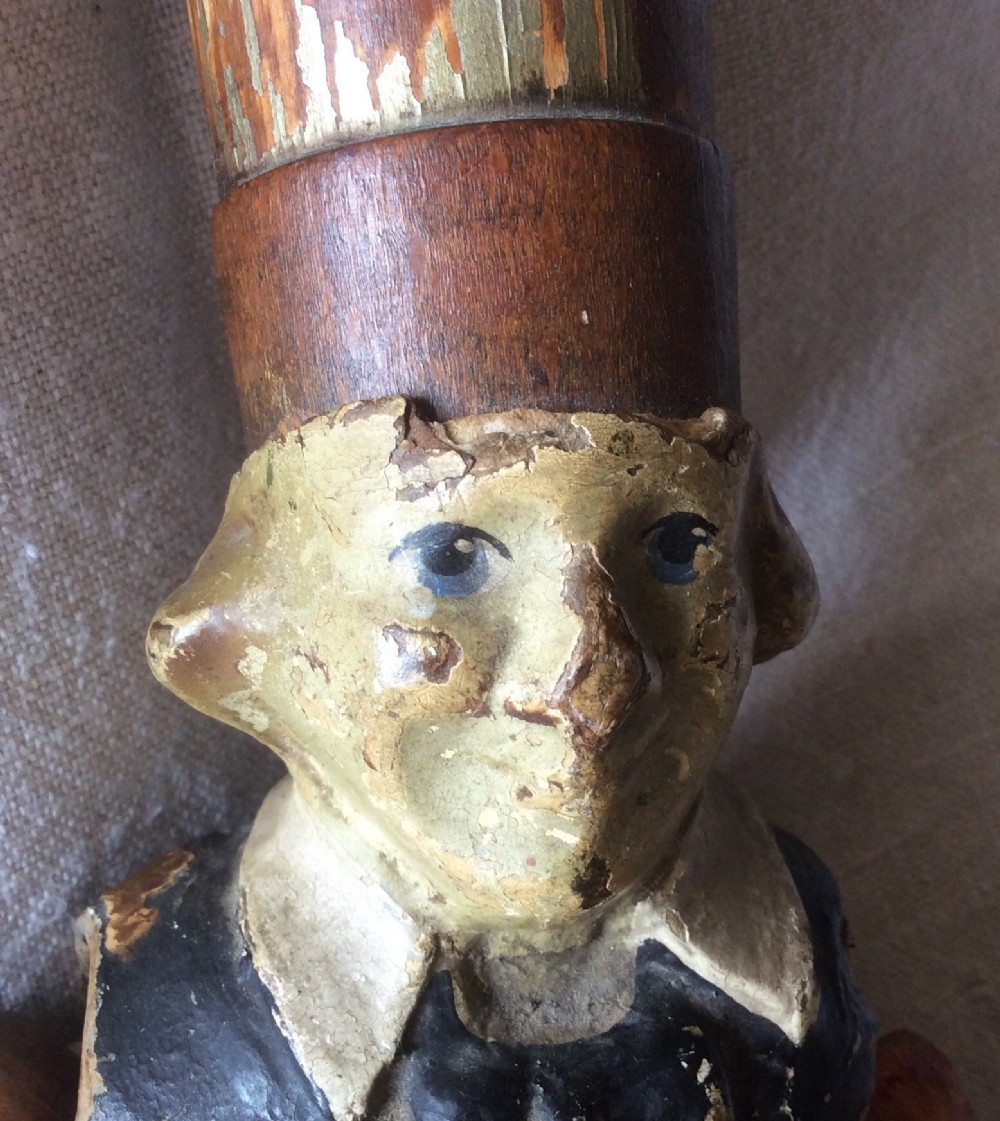 19th Century Wooden Doll 