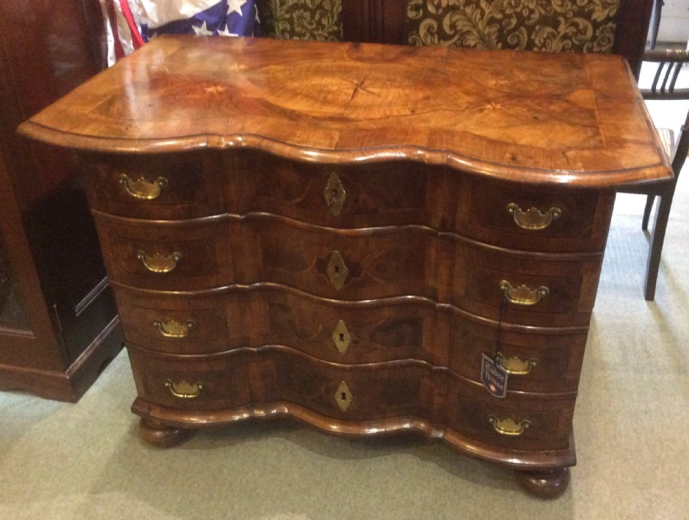 18th Century Dutch Walnut Inlaid Chest