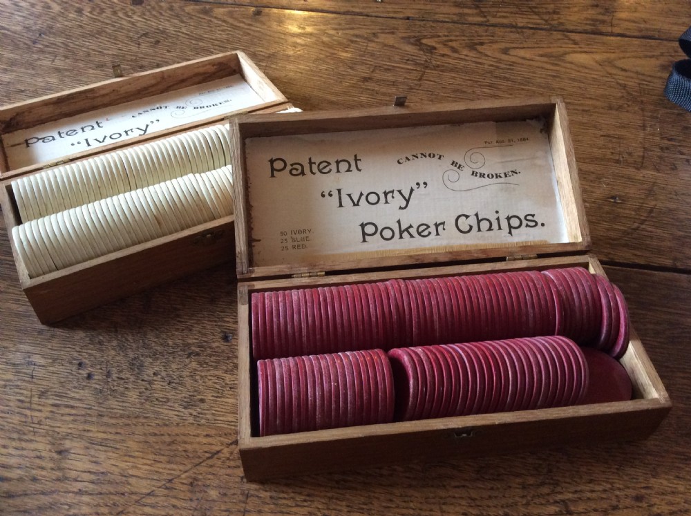 Two boxed of Poker Chips 