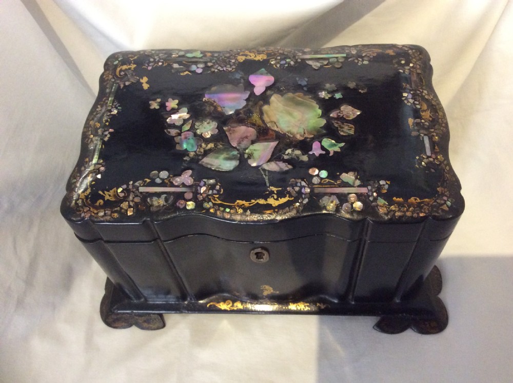 Jennens & Bettridge Tea Caddy 