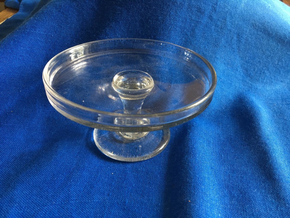 Georgian English Glass Tazza 