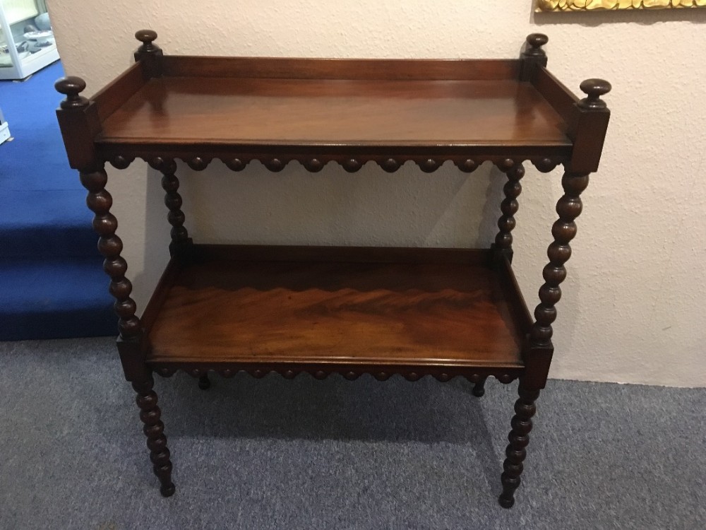 Mahogany bobbin turned buffet 