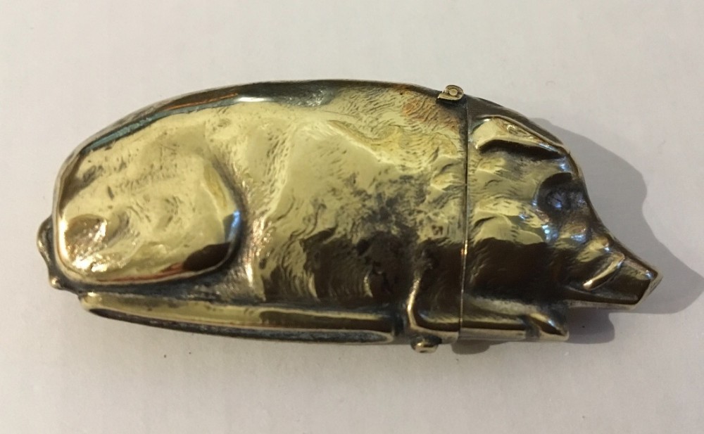 Brass Pig Vesta 