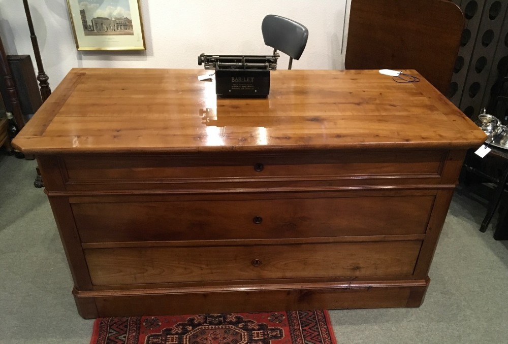 Cherry wood writing desk 