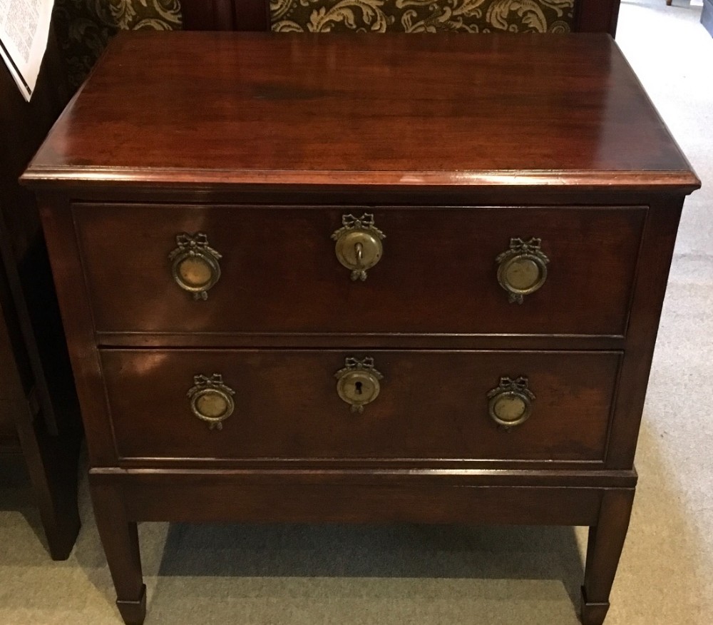 Walnut Chest on stand 
