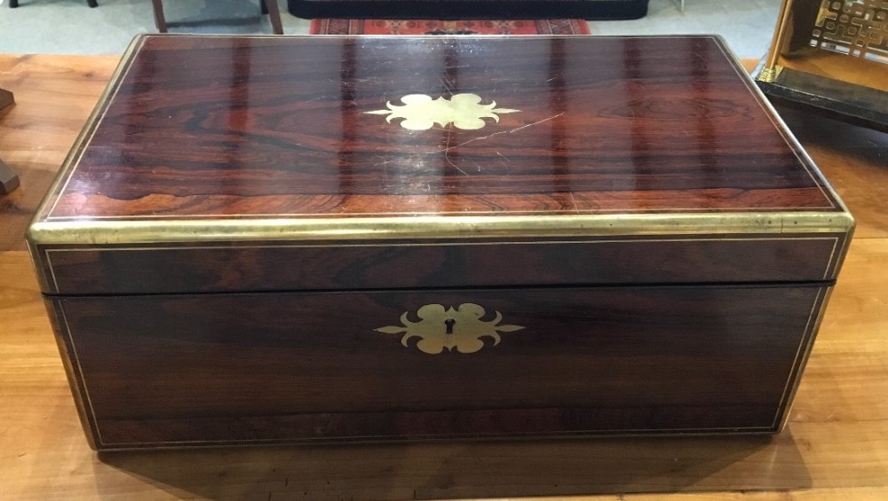 Rosewood writing slope 