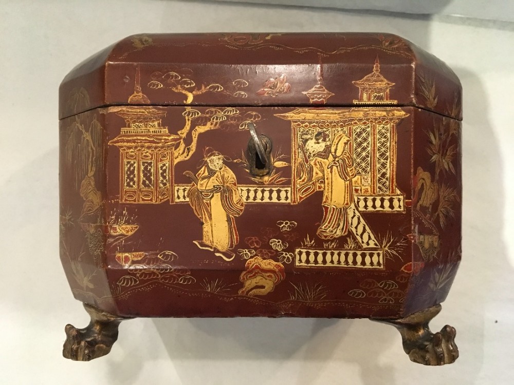 Chinoiserie Tea Caddy 