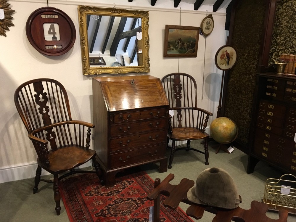 Mid 18th Century Mahogany Bureau  View VI