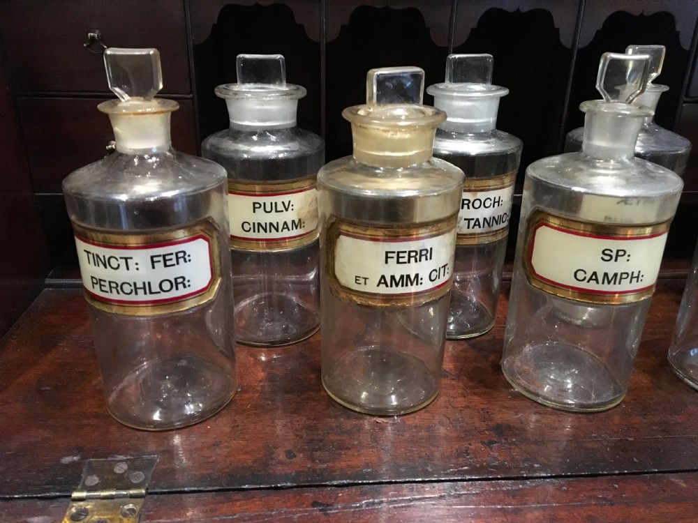 Eight Victorian Apothecary Bottles  View IV