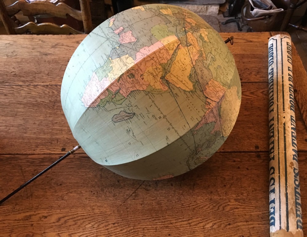 Rare Betts Portable Terrestrial Globe
