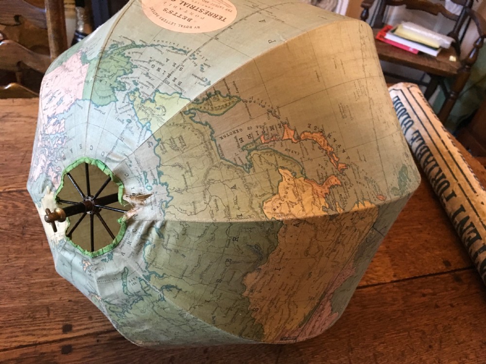 Rare Betts Portable Terrestrial Globe View VI