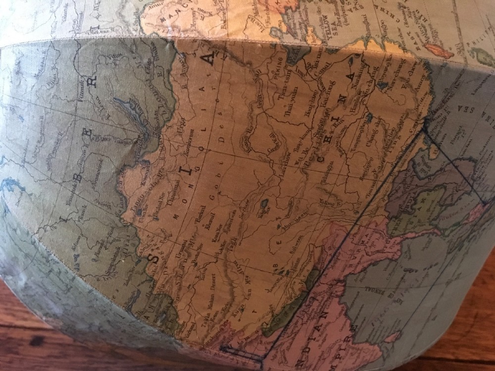 Rare Betts Portable Terrestrial Globe View VII