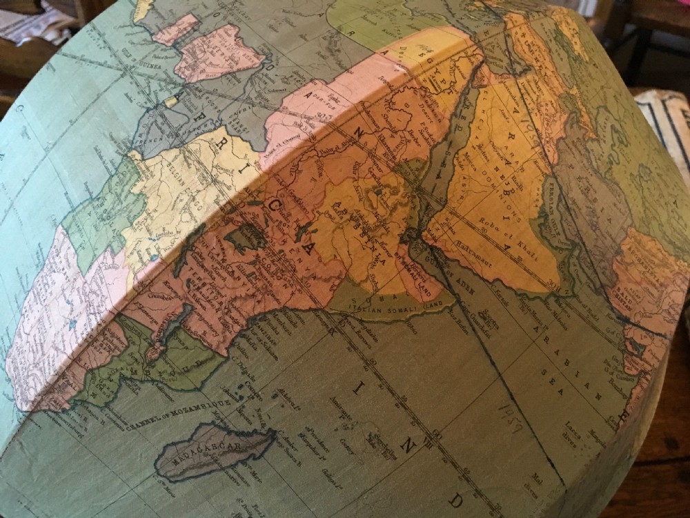 Rare Betts Portable Terrestrial Globe View IX
