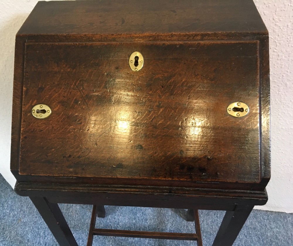 18th Century Oak Church Wardens Desk  View II