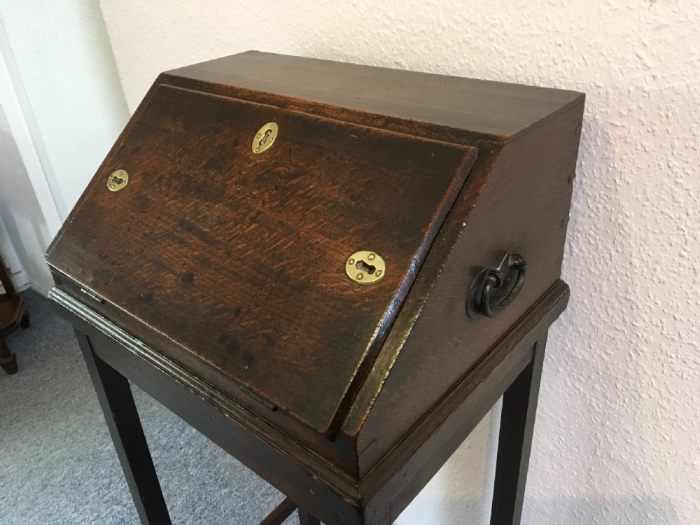 18th Century Oak Church Wardens Desk  View VIII