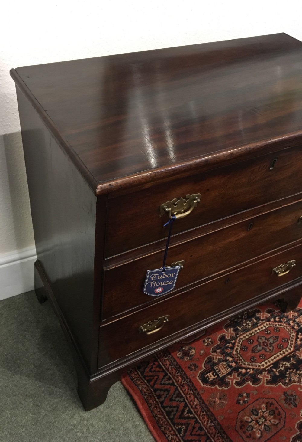 George III Mahogany Chest of Drawers of small proportions  View II