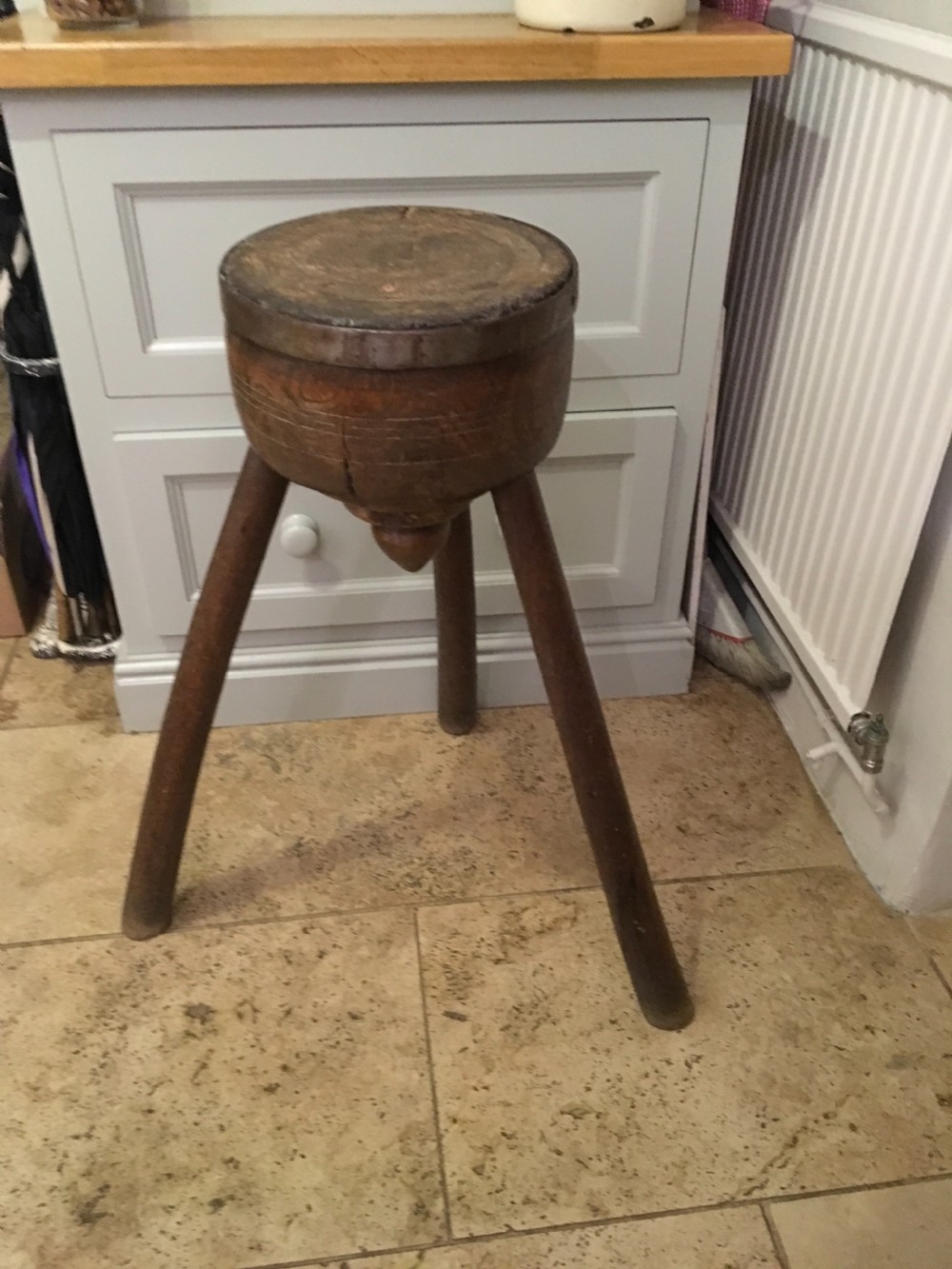 18th Century Iron Bound Chopping Board  View II