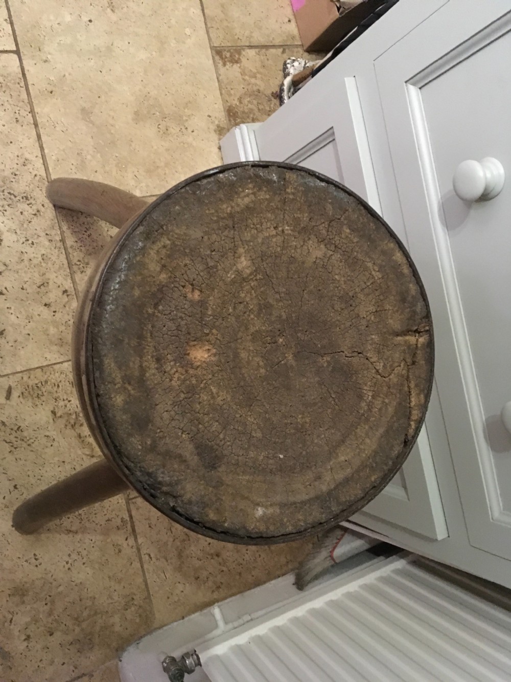 18th Century Iron Bound Chopping Board  View III