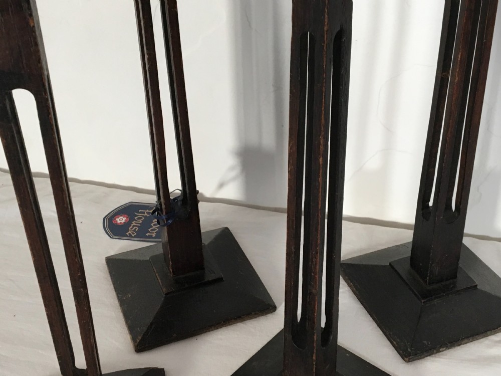 Four Art Deco milliners stands  View VI