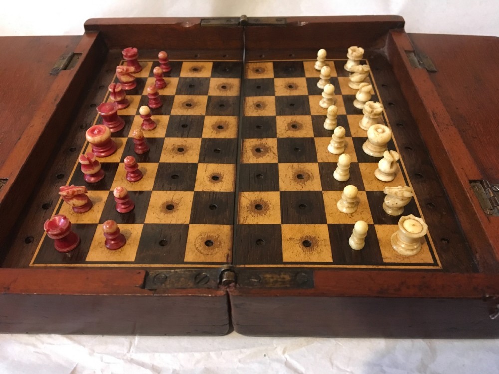 Travelling Folding Chess Set  View III