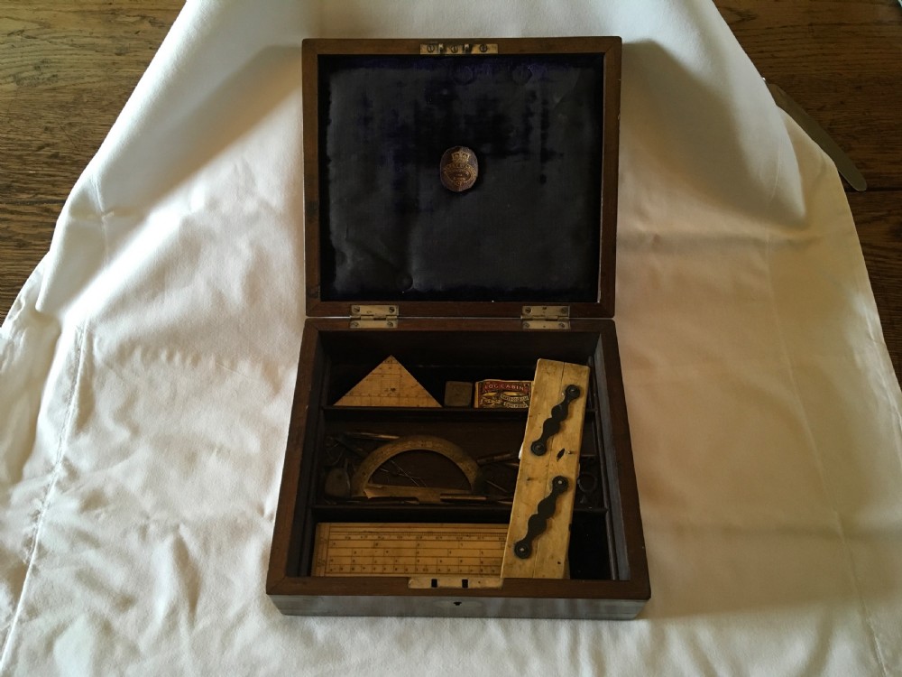 Troughton & Simms Brass Bound Draughtmans set  View IV