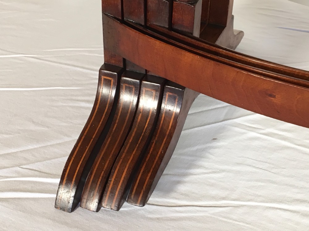 Superb Quartetto of Mahogany and Satinwood Nesting Tables  View II