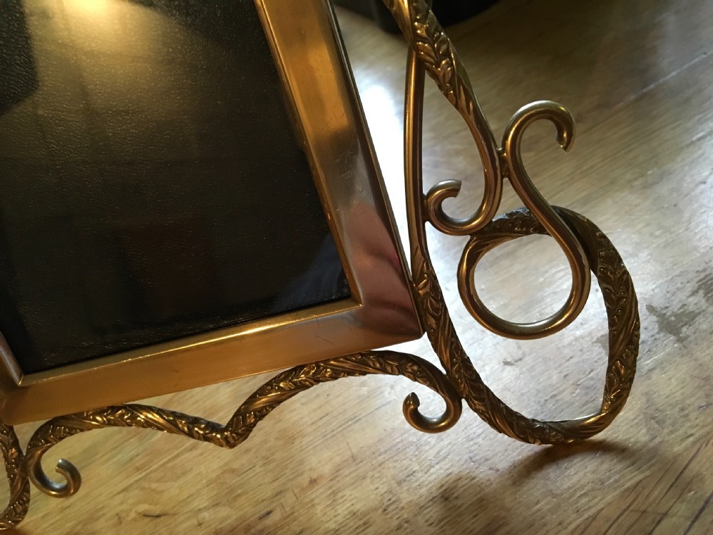 Pair of brass photograph frames  View VI