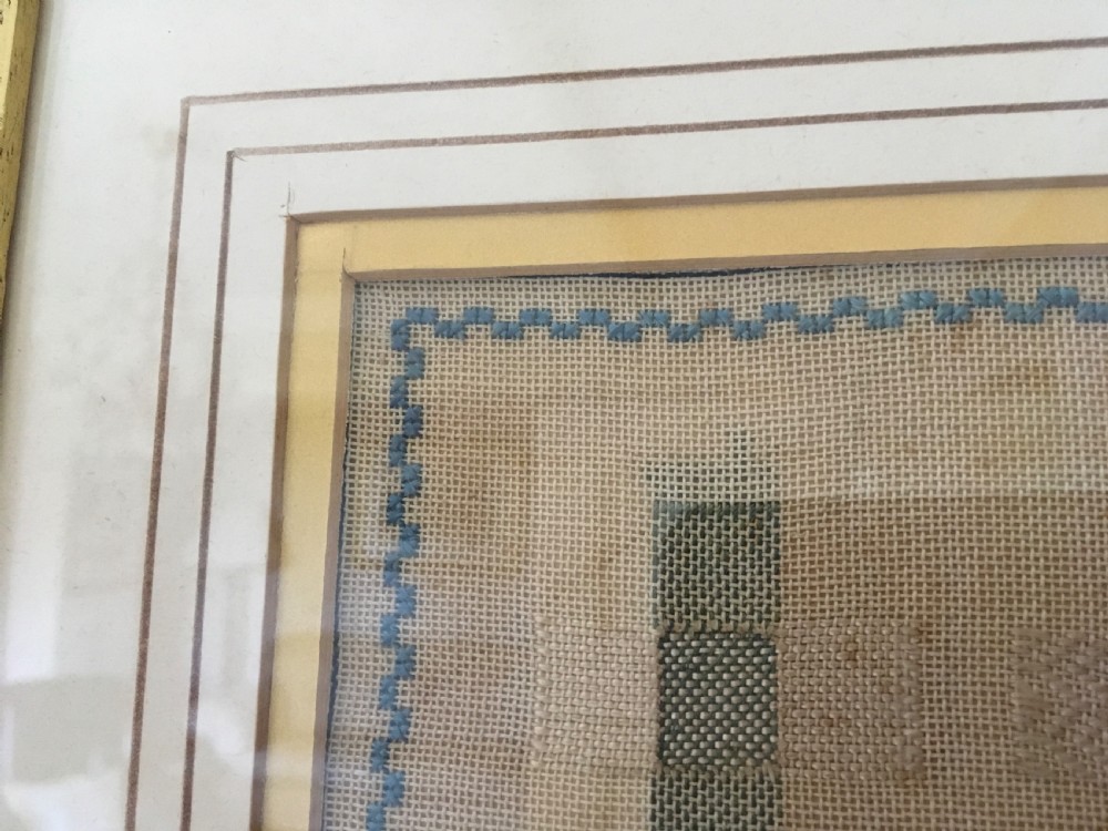 Darning Sampler dated 1858 View III