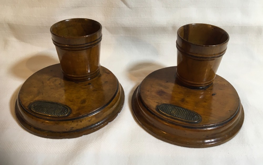 Pair of Walnut Table Vestas  View II