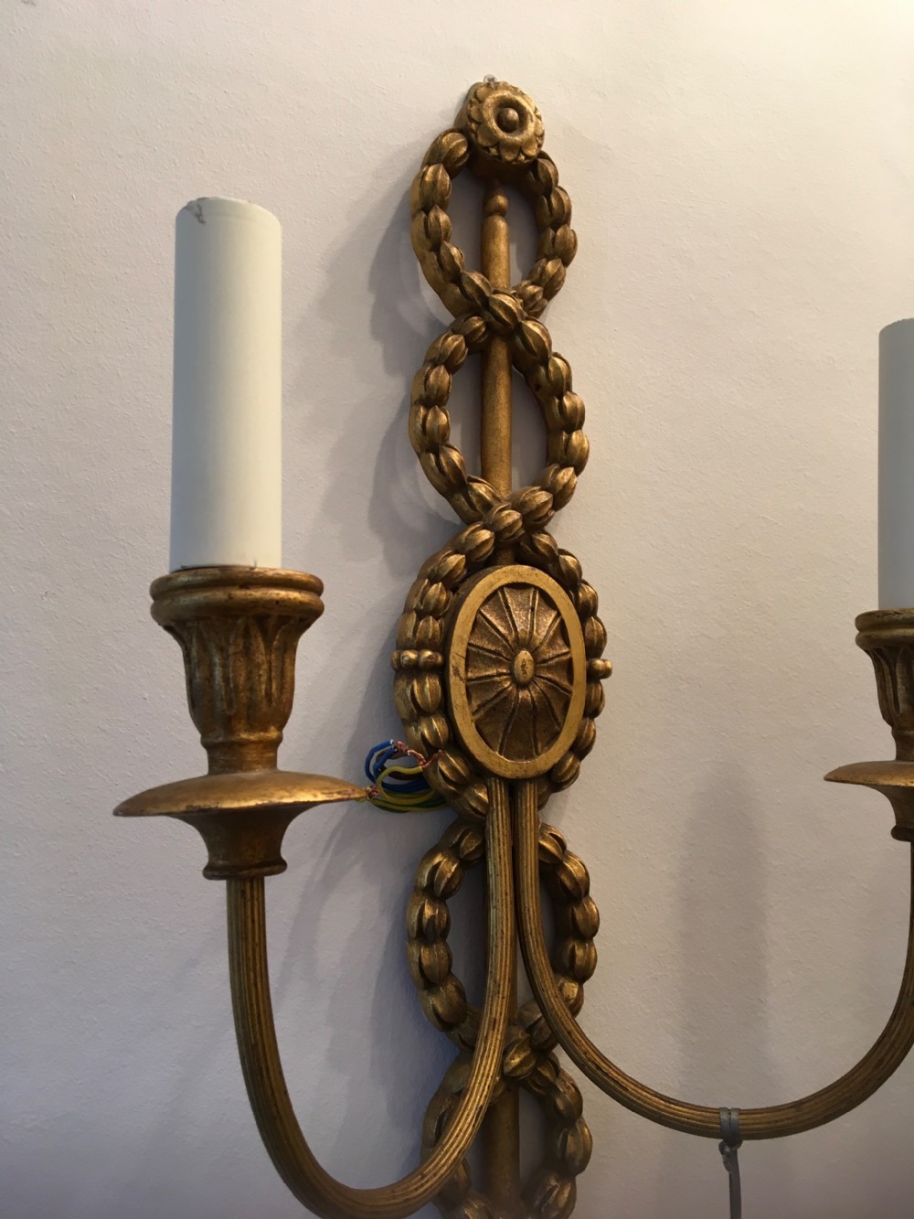 Pair of mid 19th Century Giltwood Wall Lights  View IV